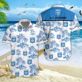 Chemise hawaïenne AJ Auxerre