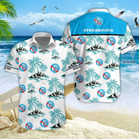 Chemise hawaïenne RC Strasbourg Alsace