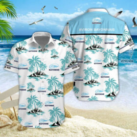 Chemise hawaïenne Aviron Bayonnais