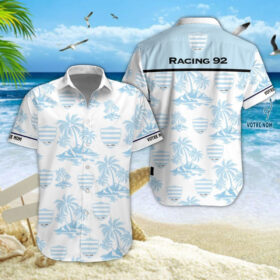 Chemise hawaïenne Racing 92