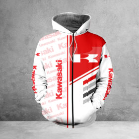 Hoodie zippée Kawasaki