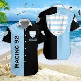 Chemise hawaïenne Racing 92