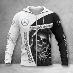 Hoodie zippé Mercedes-Benz White