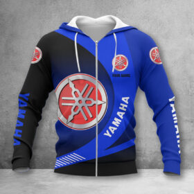 Hoodie zippée Yamaha Blue