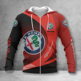 Hoodie zippé Alfa Romeo Red