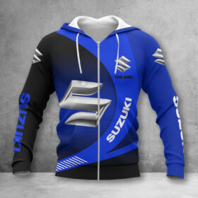 Hoodie zippée Suzuki Blue