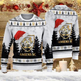 Pull de Noël moche Amiens SC – Ugly Christmas Sweater