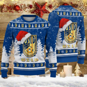 Pull de Noël moche USL Dunkerque – Ugly Christmas Sweater