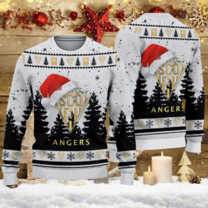 Pull de Noël moche Angers SCO – Ugly Christmas Sweater