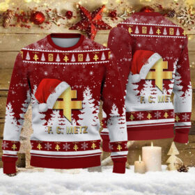 Pull de Noël moche FC Metz – Ugly Christmas Sweater