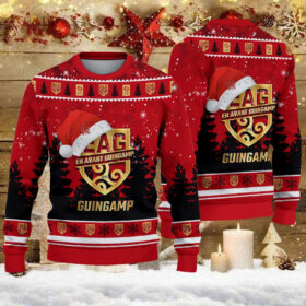 Pull de Noël moche En Avant Guingamp – Ugly Christmas Sweater