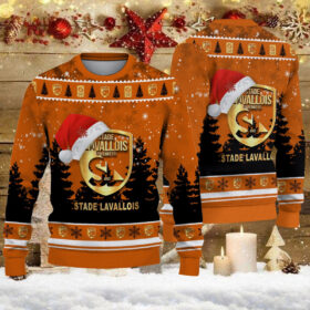 Pull de Noël moche Stade Lavallois – Ugly Christmas Sweater
