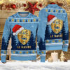 Pull de Noël moche Le Havre AC – Ugly Christmas Sweater