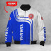 Blouson bomber Yamaha Blue