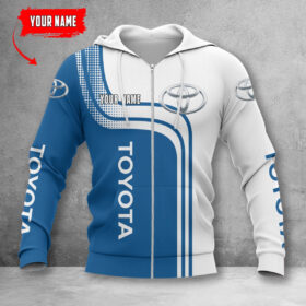 Hoodie zippé Toyota Blue