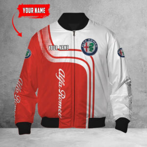 Blouson bomber Alfa Romeo Red