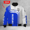 Blouson bomber Suzuki Blue