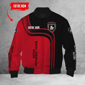 Blouson bomber Rouen Normandie Rugby