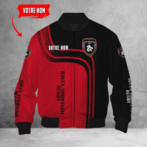 Blouson bomber Rouen Normandie Rugby