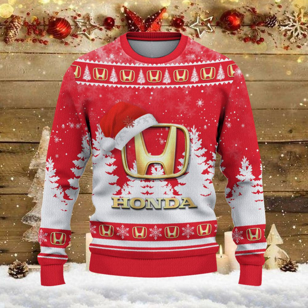 Pull de Noël moche Honda – Ugly Christmas Sweater – Image 2