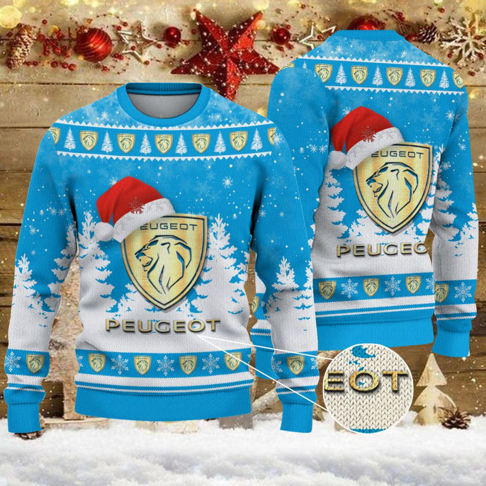 Pull de Noël moche Peugeot – Ugly Christmas Sweater