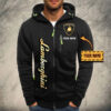 Veste à capuche zippée Lamborghini