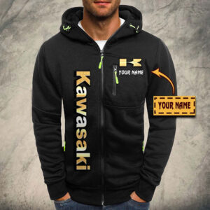 Veste à capuche zippée Kawasaki