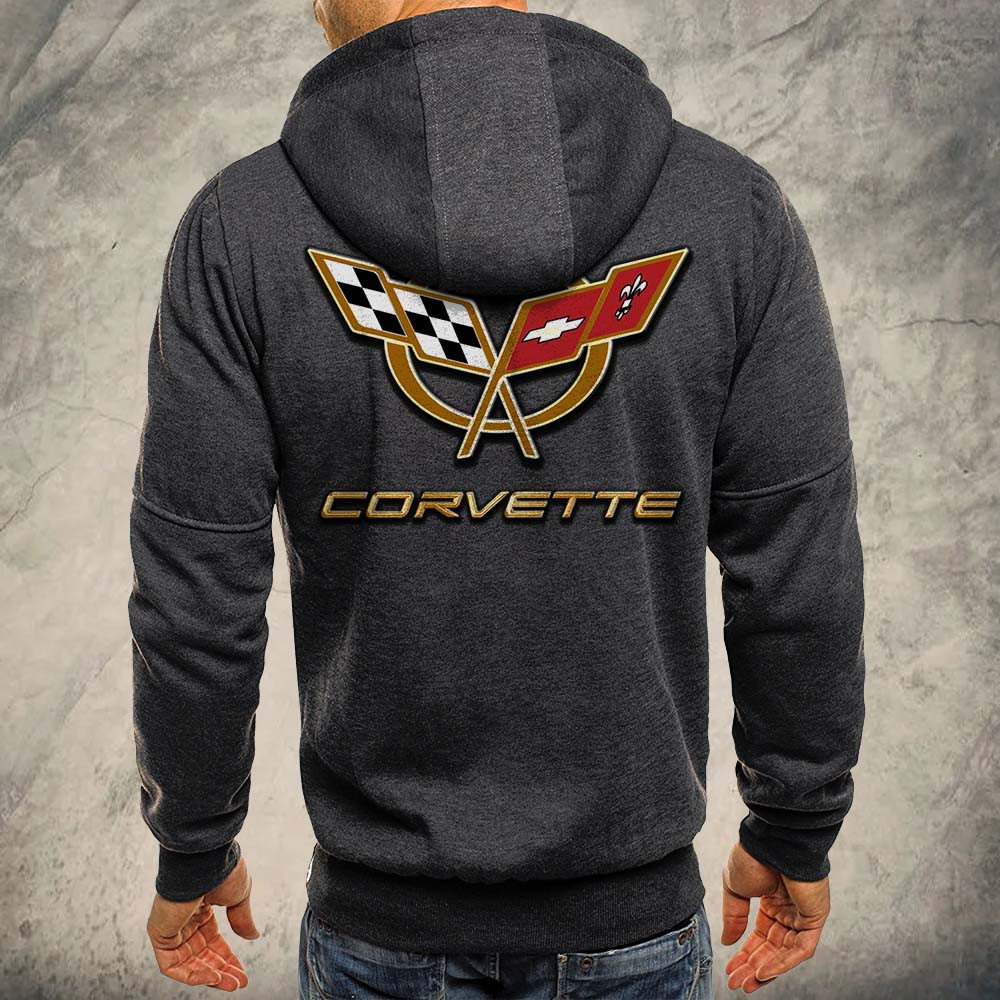 Veste à capuche zippée Corvette C5 – Image 4
