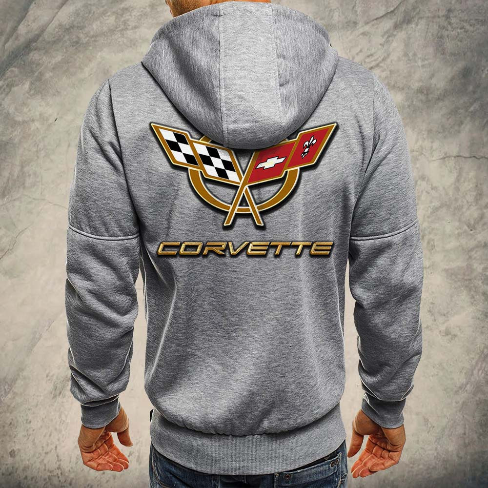 Veste à capuche zippée Corvette C5 – Image 6