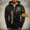 Veste à capuche zippée Toyota