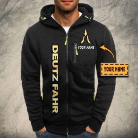 Veste à capuche zippée Deutz-Fahr