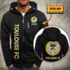 Veste à capuche zippée Toulouse Football Club