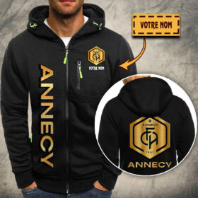 Veste à capuche zippée FC Annecy
