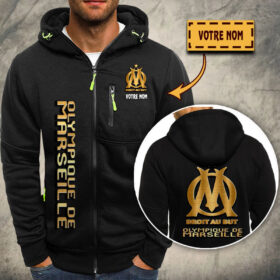 Veste à capuche zippée Olympique de Marseille