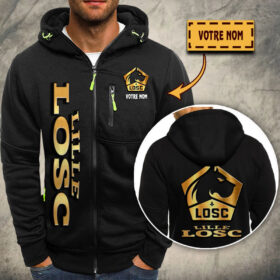 Veste à capuche zippée LOSC Lille