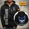Veste à capuche zippée Girondins de Bordeaux