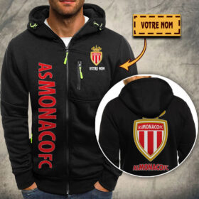 Veste à capuche zippée AS Monaco