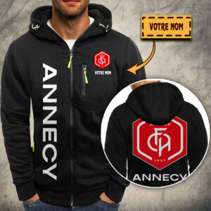 Veste à capuche zippée FC Annecy