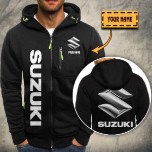 Veste à capuche zippée Suzuki Blue