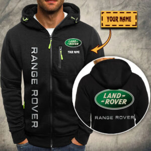 Veste à capuche zippée Land Rover