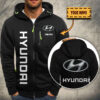 Veste à capuche zippée Hyundai