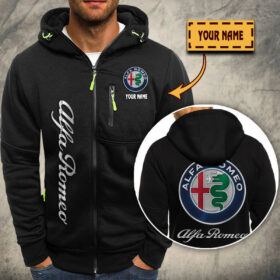 Veste à capuche zippée Alfa Romeo