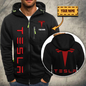 Veste à capuche zippée Tesla