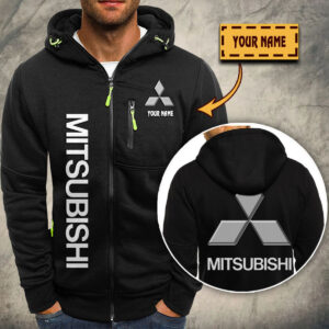 Veste à capuche zippée Mitsubishi