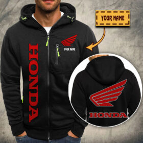 Veste à capuche zippée Honda Motorcycle