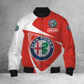 Blouson bomber Alfa Romeo Red