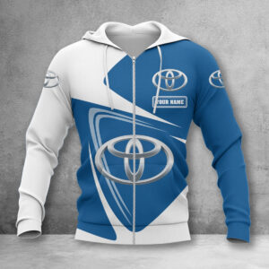 Hoodie zippé Toyota Blue