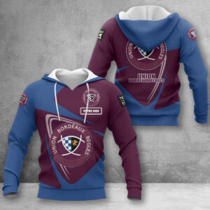 Sweat à capuche Union Bordeaux Bègles