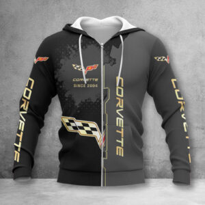Hoodie zippé Corvette C6
