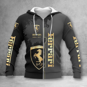 Hoodie zippé Ferrari